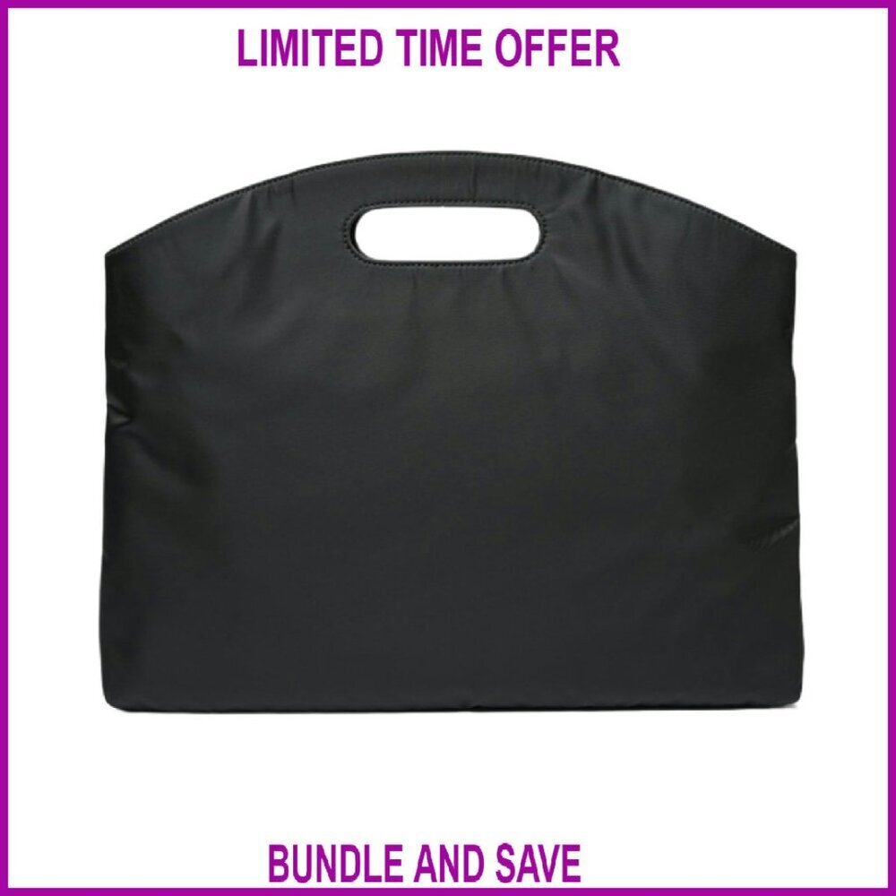 Sleek Laptop Bag with Multiple Compartments, Waterproof PU Leather, 14-Inch